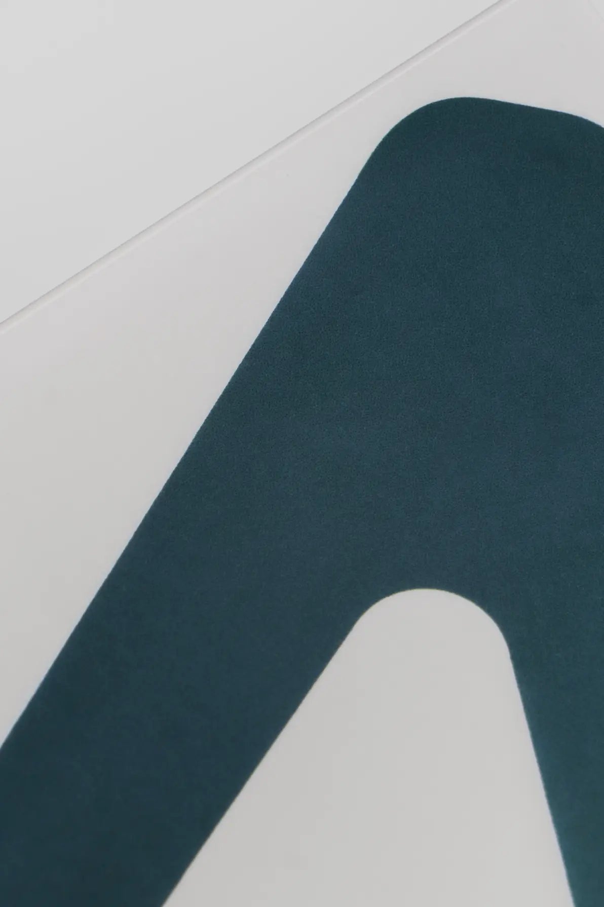 Close-up of Pattern Clay Originals 1 ceramic tile by Clay in teal showing smooth finish – on sale at Clay