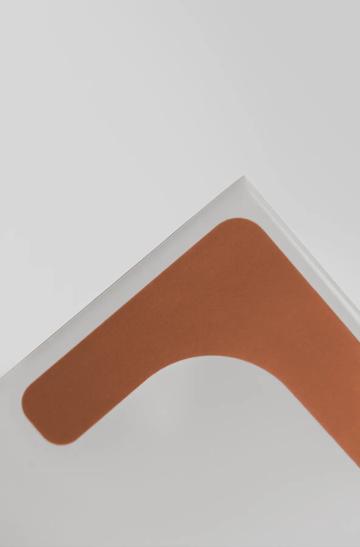 Corner detail of Pattern Clay Originals 3 ceramic tile by Clay in brown – shop now at Clay