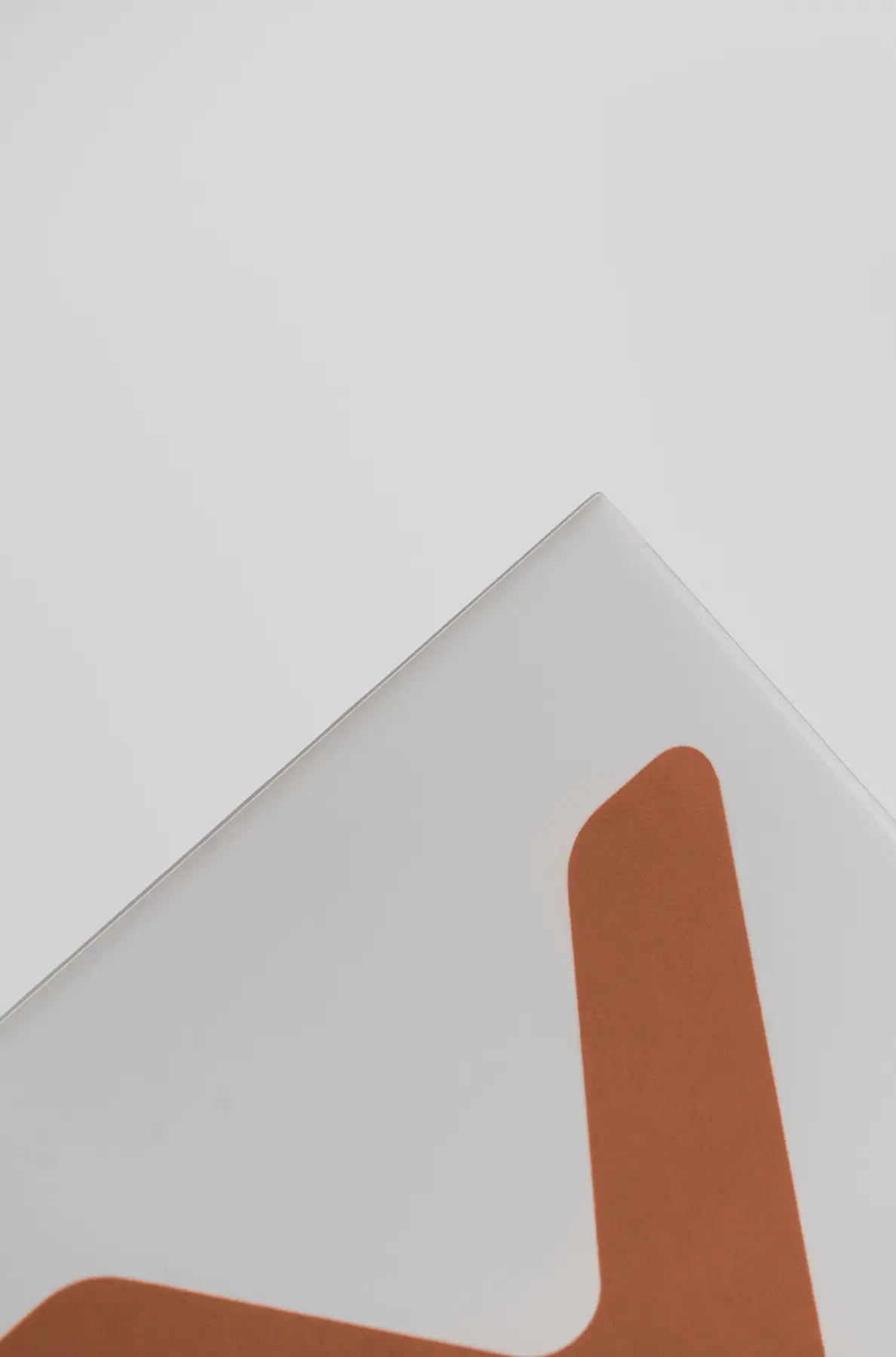 Corner detail of Pattern Clay Originals 4 ceramic tile by Clay in brown – shop now at Clay