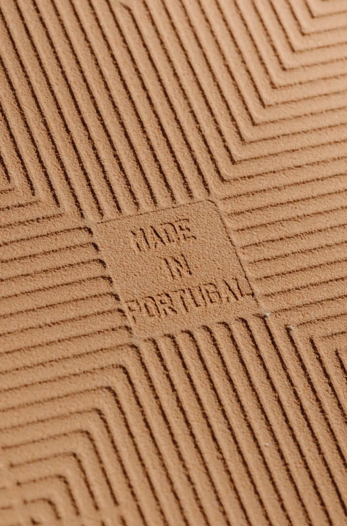 Abstract I tile artwork by Clay with laser engraved artist signature – on sale at Clay