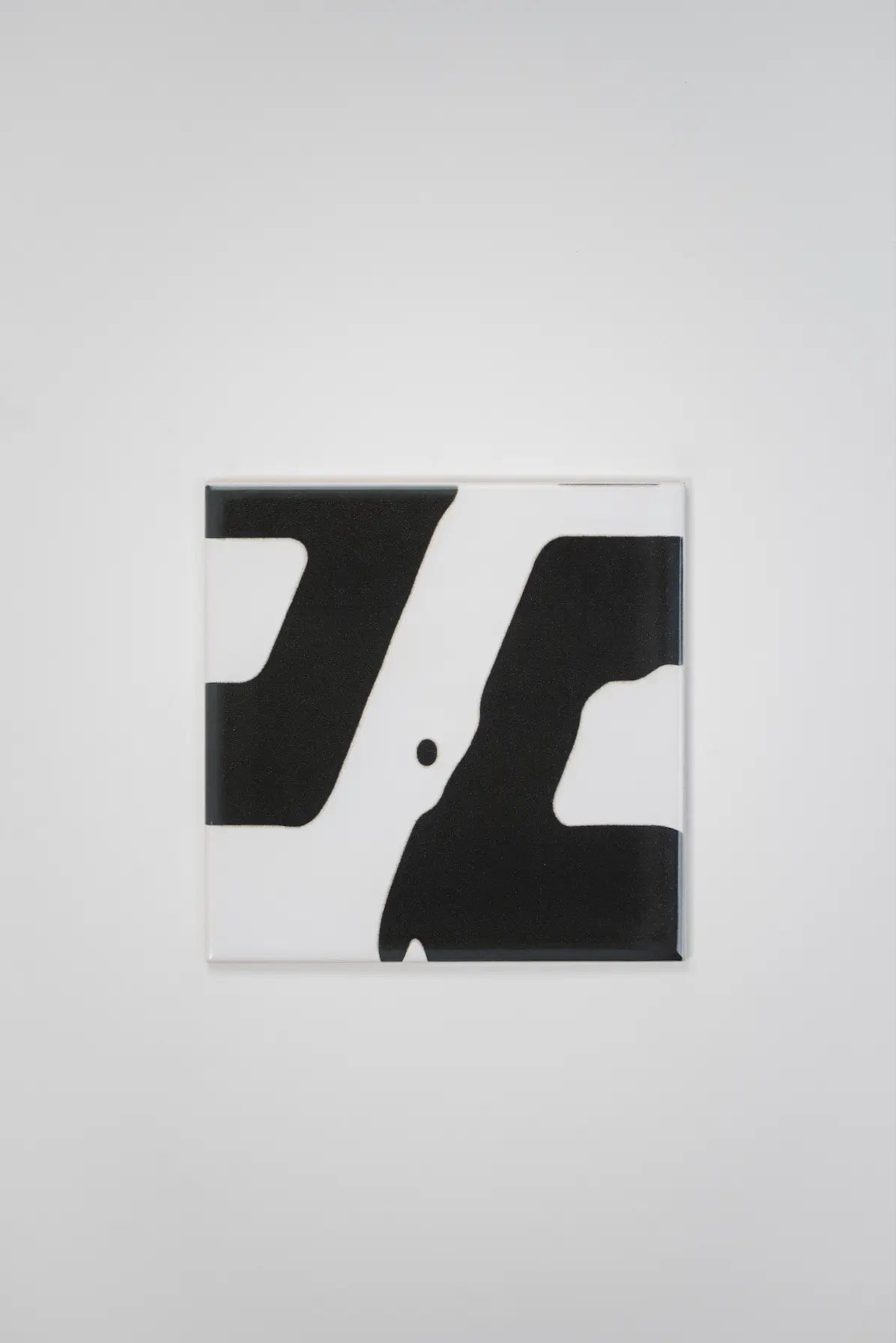 Pattern VHILS ceramic tile by Clay black and white – available at Clay